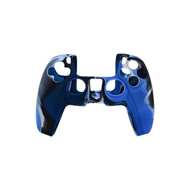 Camouflage Blue Silicone Case For Ps5 Controller - Protective Cover-1915197645157175301
