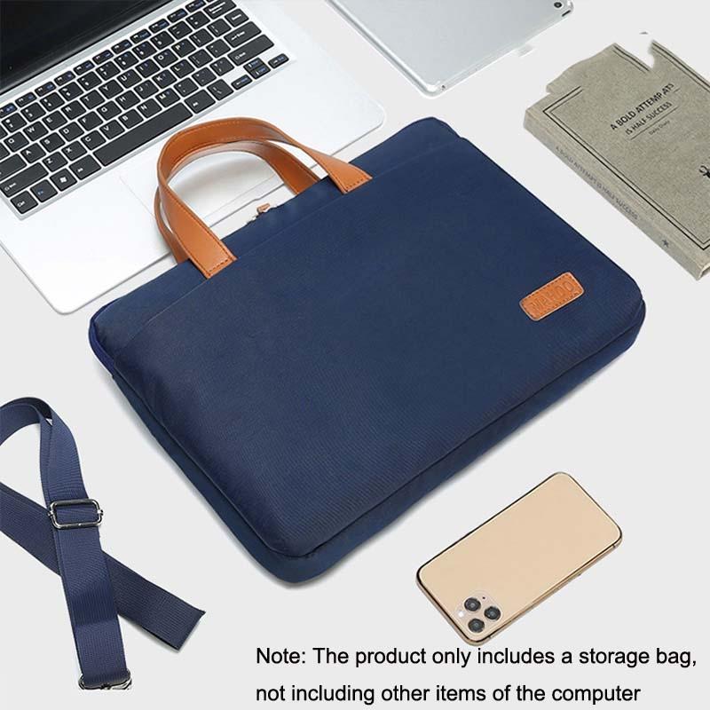 Ultra-Thin Macbook Laptop Bag With Mouse Pad - Khaki & Gray 13.3-14 Inches-1915197028791619590