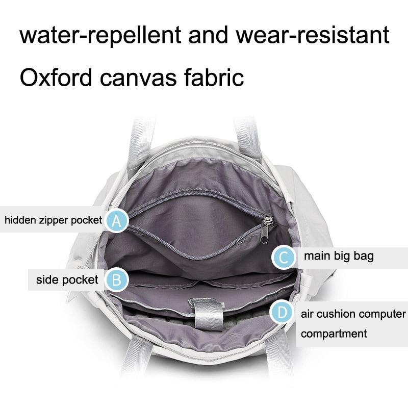 Waterproof Usb Laptop Backpack - Gray Large-1915197977190862851