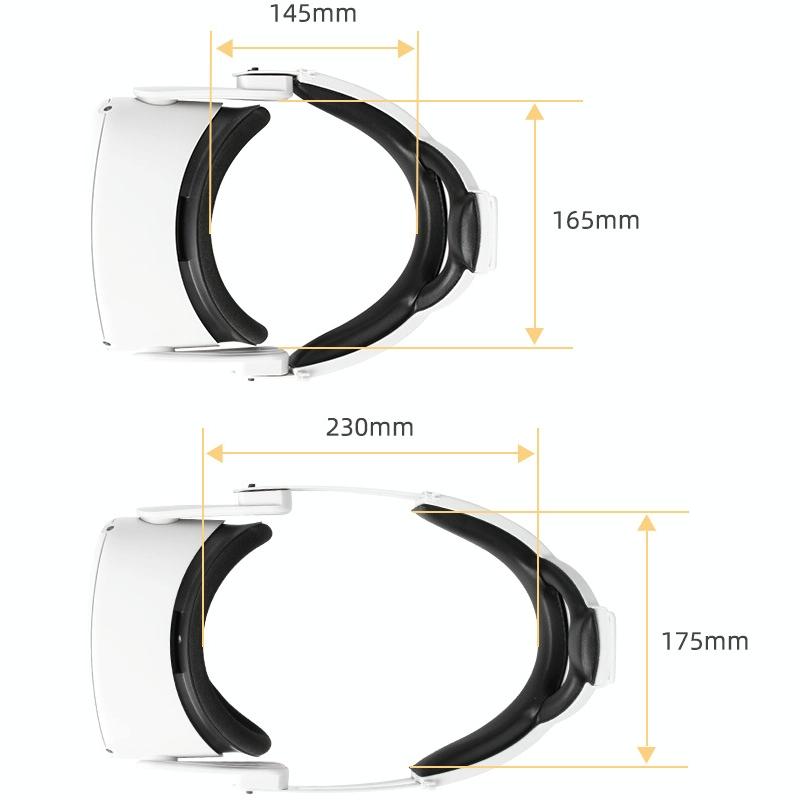 Ultimate Headband Set For Oculus Quest 2 - Comfortable & Stylish-1922443424242470913