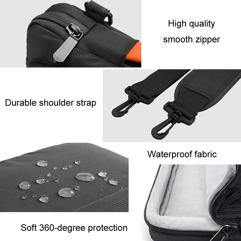 13.3-14 Inch Laptop Shoulder Bag With Messenger Style - Black-1915196826450006019