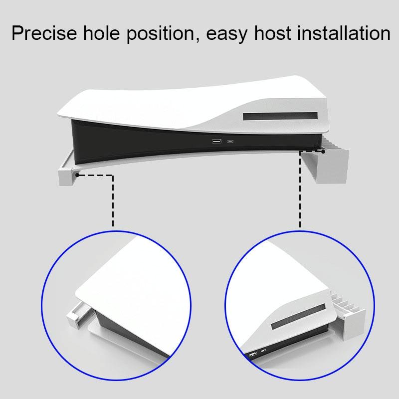Sony Ps5 Horizontal Bracket For Optical / Digital Version - White-1915196940769955844