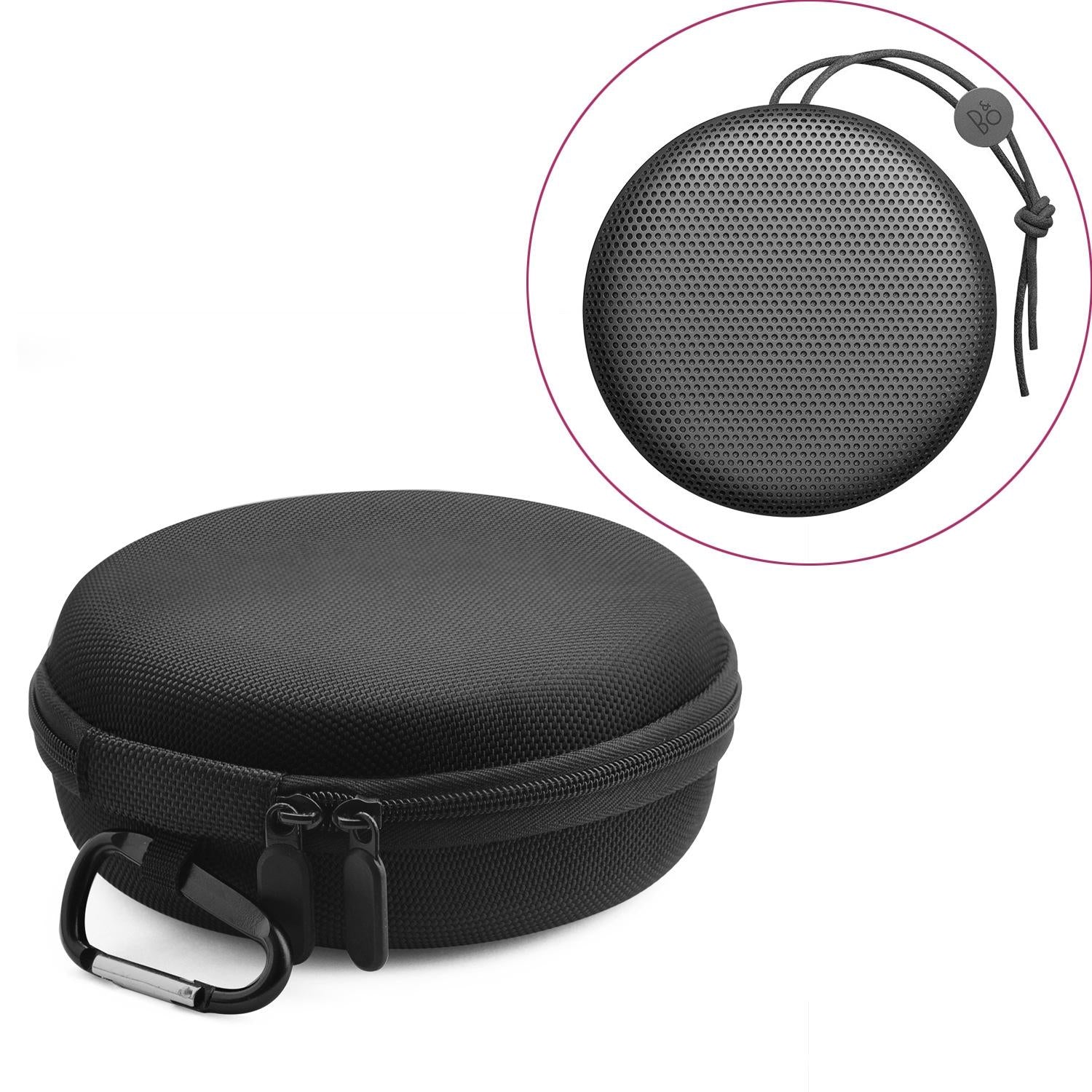 Portable Storage Bag For B & O Beoplay A1 Speaker - Shockproof & Wear-Resistant Black-1915196812478779398