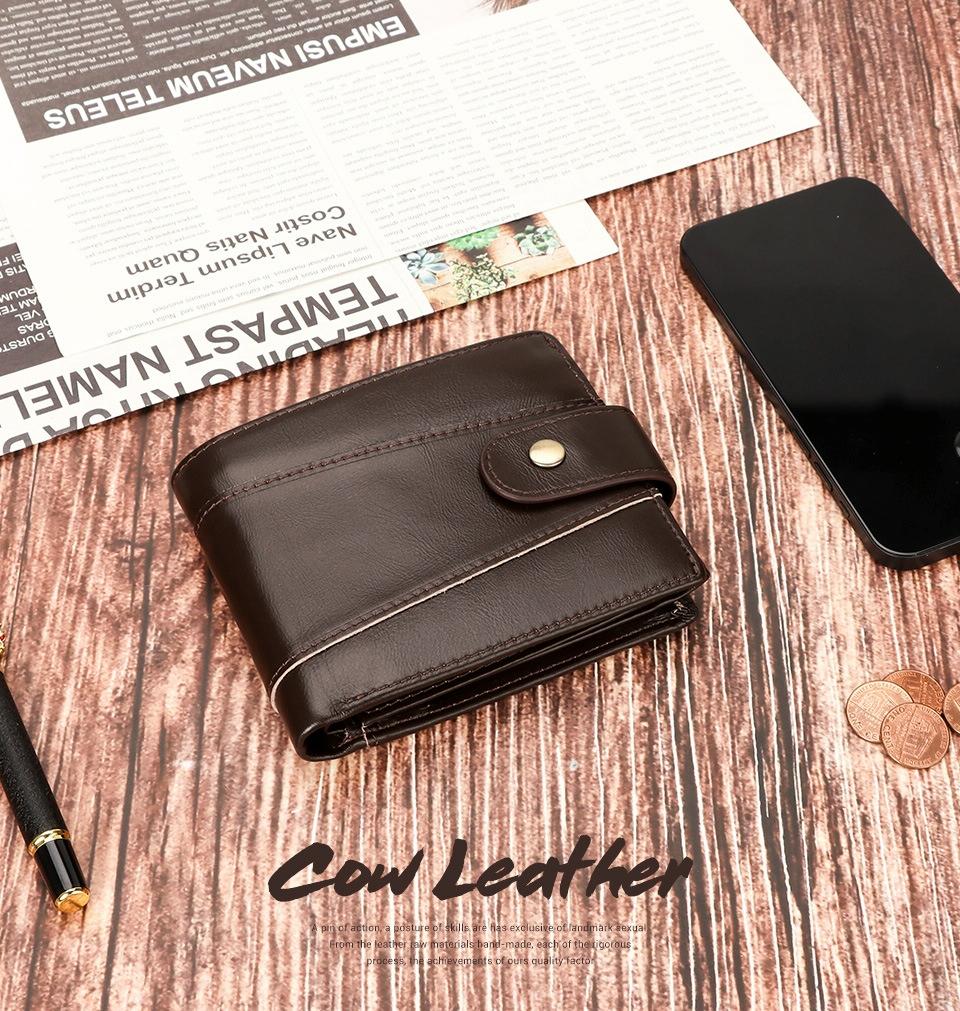 Men Multi-Card Anti-Magnetic Wallet - Compact Design-1915196855675916295