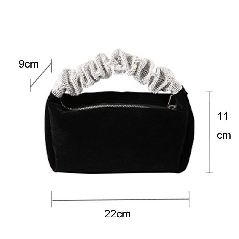 Black Evening Clutch Bag For Women - Perfect For Banquets-1915196847937425410