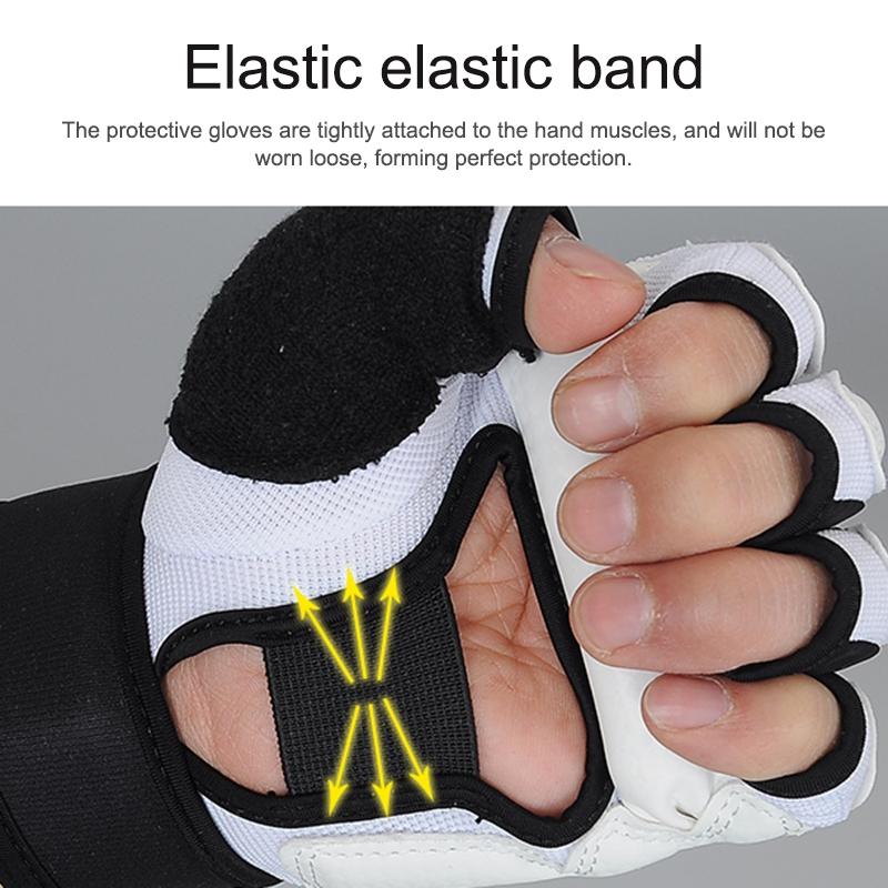 Adult Half-Finger Sandbag Training Gloves For Fitness And Sparring - Xs-1915198348332240898