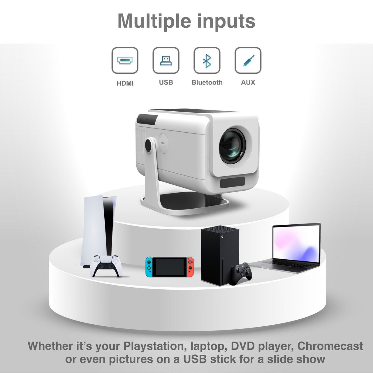 Laser Precision Outdoor Gaming Projector Bundle