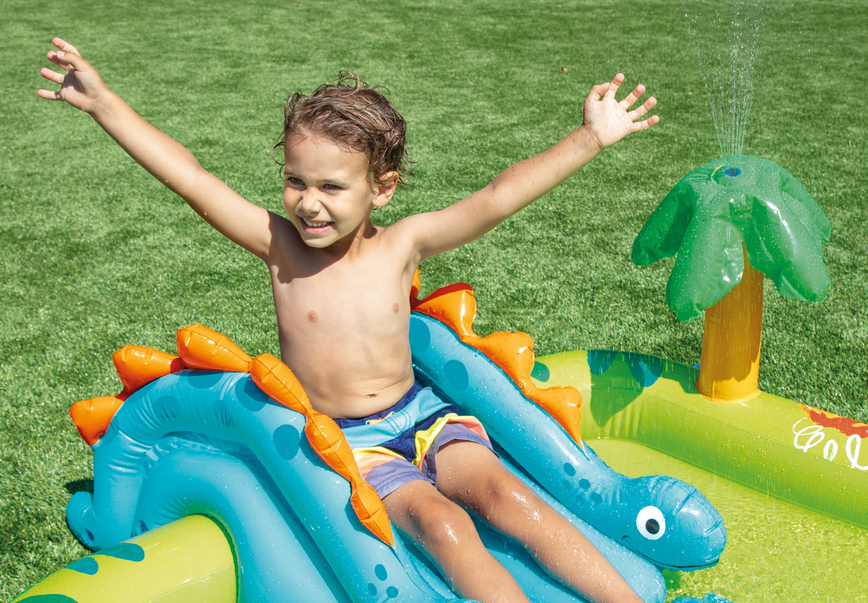 Intex Little Dino Inflatable Play Centre 57166