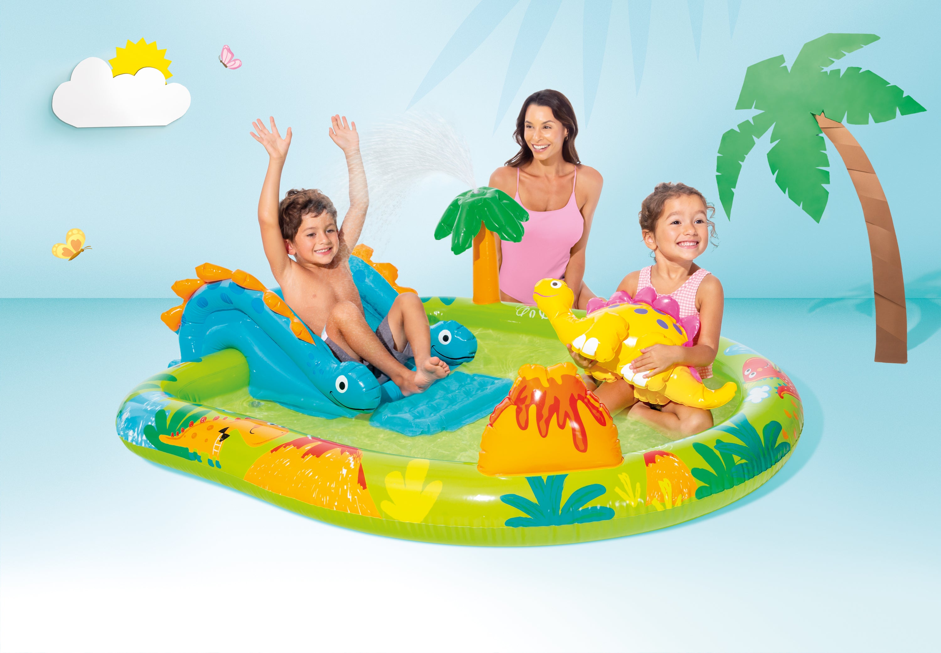 Intex Little Dino Inflatable Play Centre 57166