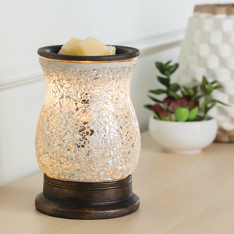 Reflection Glass Wax Melt Burner Plug In Fragrance Warmer Home Decor