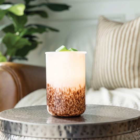Tiger Shell Glass Wax Melt Burner Plug In Fragrance Warmer Home Decor
