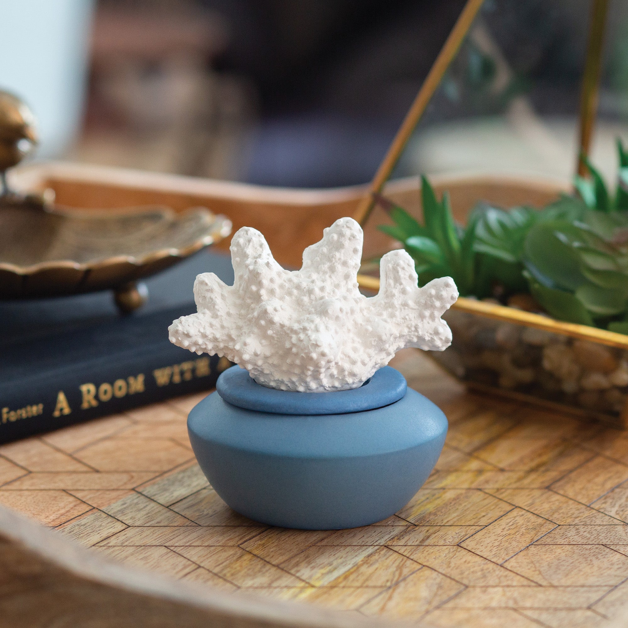 Coral Porcelain Essential Oil Diffuser Passive Aromatherapy Home Decor