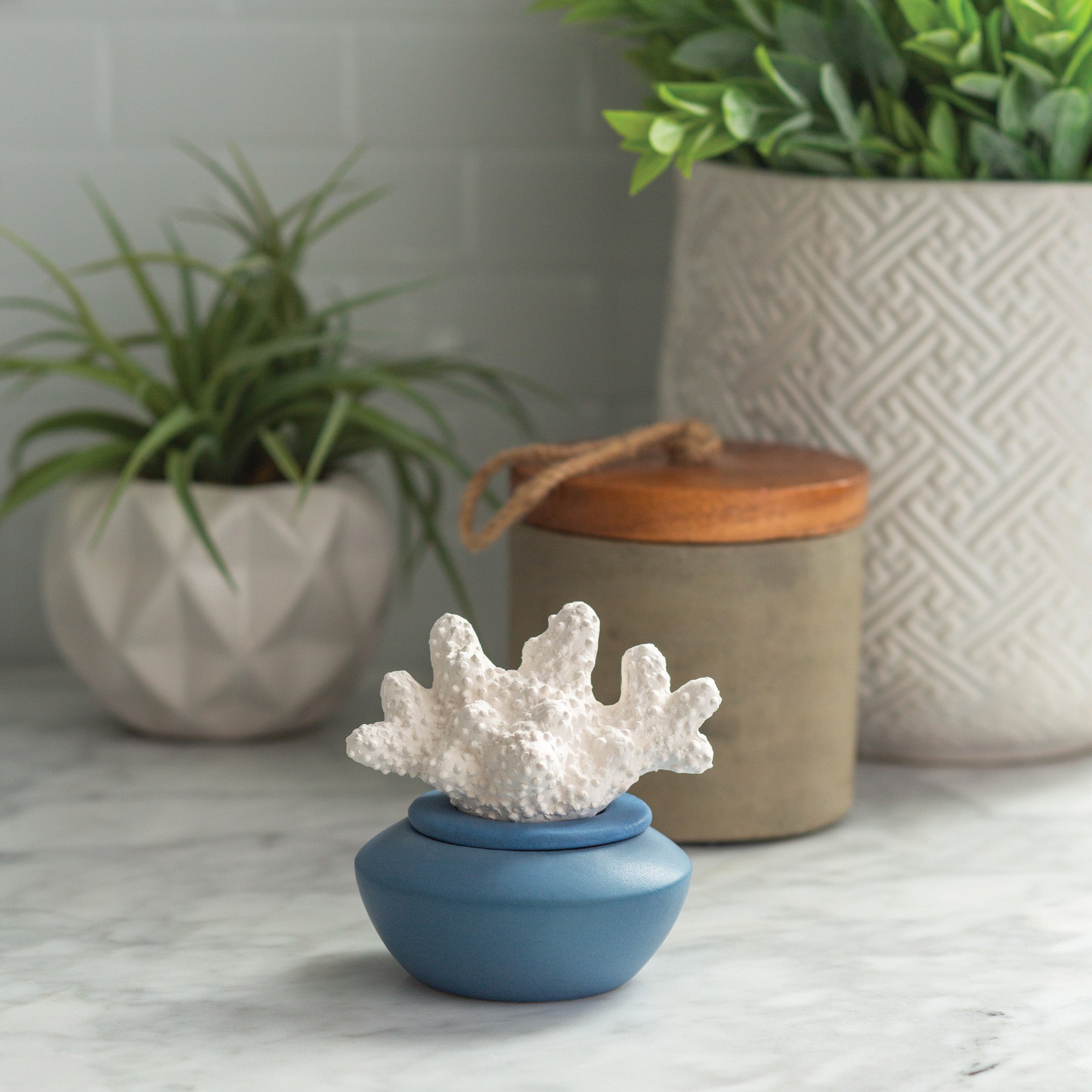 Coral Porcelain Essential Oil Diffuser Passive Aromatherapy Home Decor