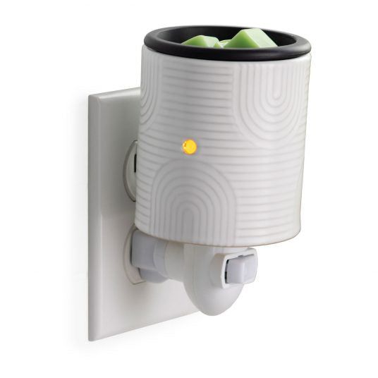 Art Deco Wax Melt Burner Plug In Fragrance Warmer Flip Dish Home Decor