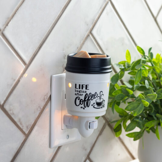 Coffee Wax Melt Burner Plug In Electric Oil Warmer