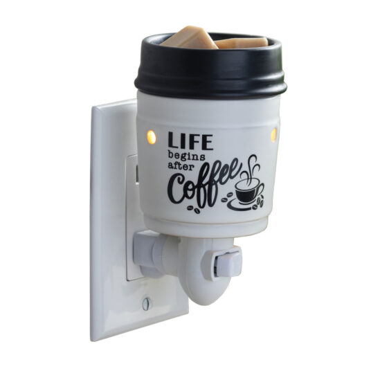 Coffee Wax Melt Burner Plug In Electric Oil Warmer