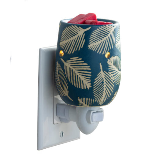 Pressed Leaf Wax Melt Burner Plug In Fragrance Warmer Home Decor Oil Burner