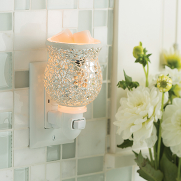 Reflection Glass Wax Melt Burner Plug In Fragrance Oil Warmer Home Decor
