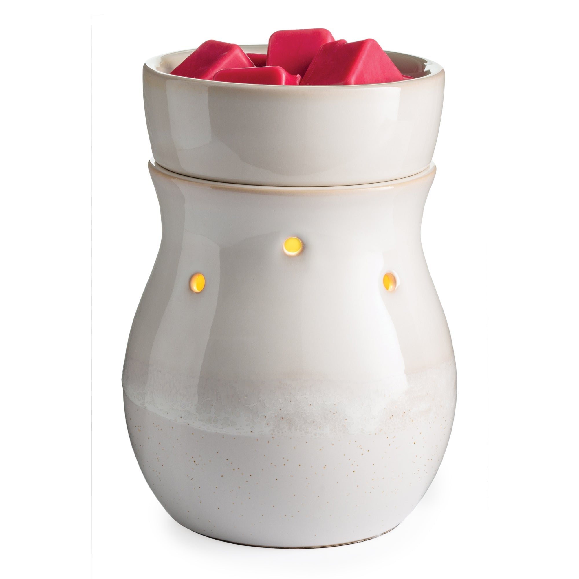 Frosted Farmhouse Wax Melt Burner Plug In Fragrance Warmer Home Decor Oil Burner