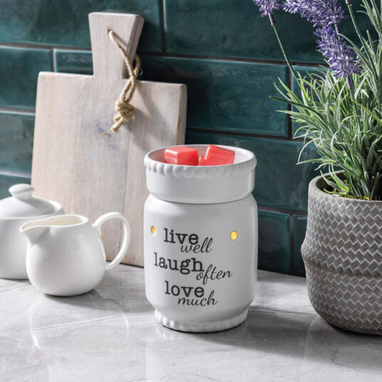 Live Laugh Love Wax Melt Burner Plug In Fragrance Warmer Home Decor Gift