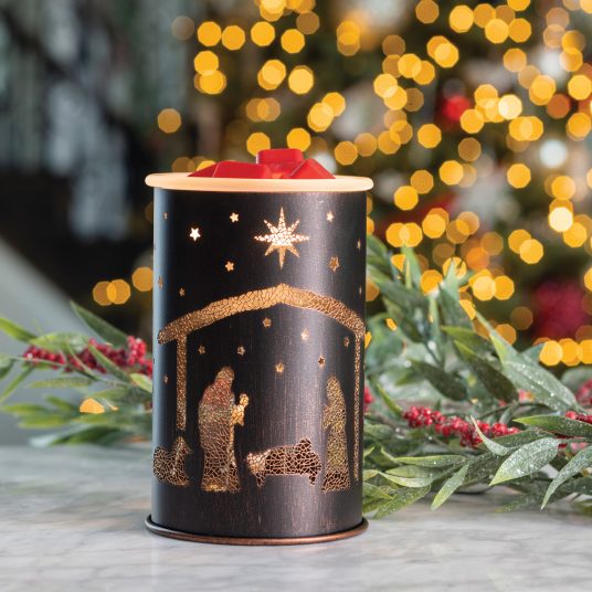 Nativity Wax Melt Burner Plug In Christmas Fragrance Warmer Decor