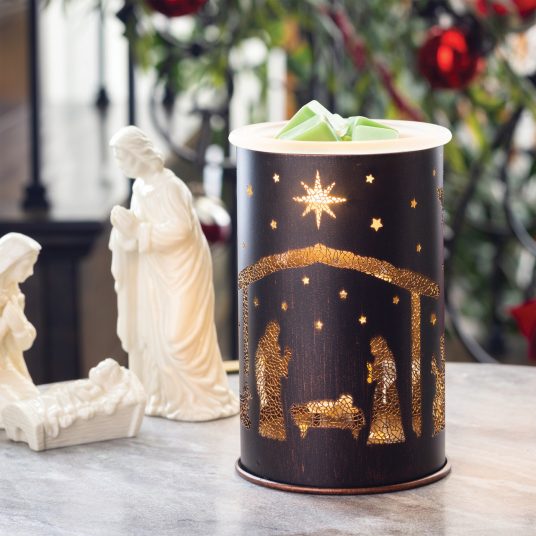 Nativity Wax Melt Burner Plug In Christmas Fragrance Warmer Decor