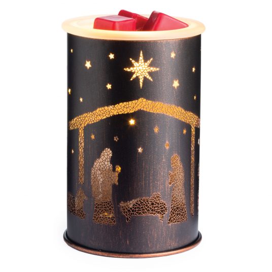 Nativity Wax Melt Burner Plug In Christmas Fragrance Warmer Decor