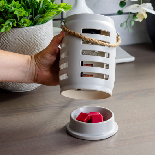 Shutter Canopy Wax Melt Burner Plug In Fragrance Warmer Home Decor