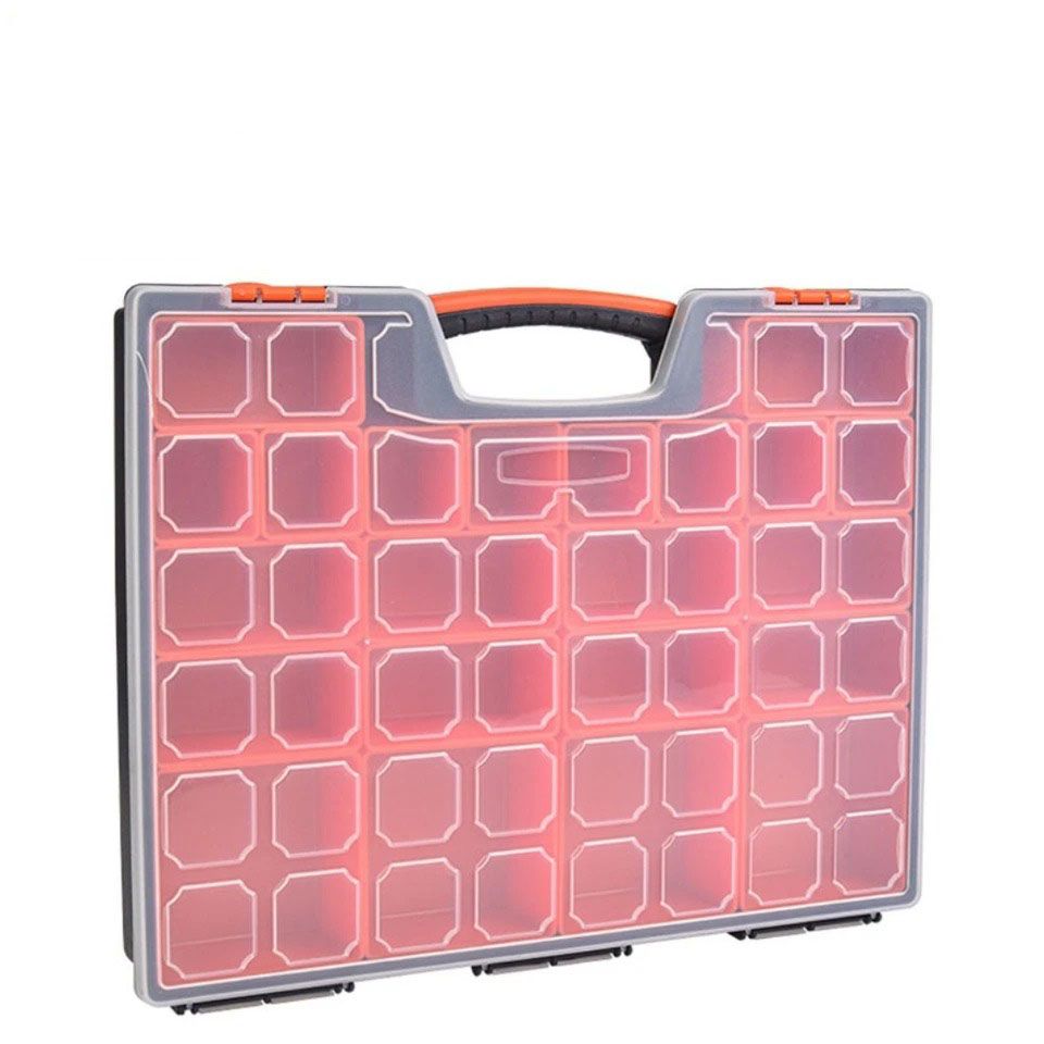 15 Compartments Storage Organizer Tool Box Plastic Bin Screw Case
