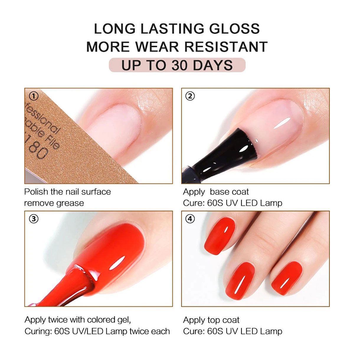Nail Art Kit Gel Lamp Nail Grinder Nail Polishes Nail Art Tools Nail - Multi - Size Set5