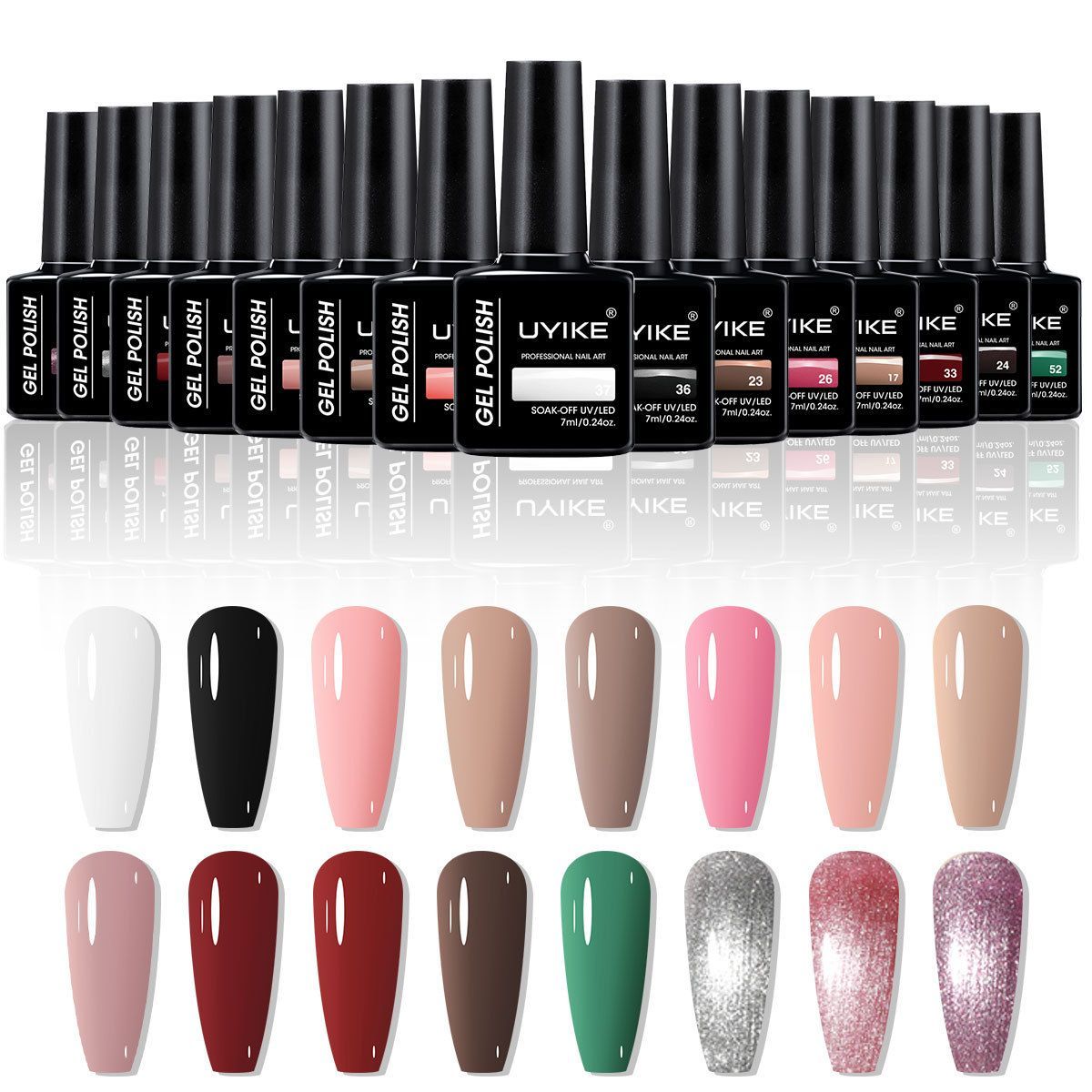 Nail Art Kit Gel Lamp Nail Grinder Nail Polishes Nail Art Tools Nail - Multi - Size Set5