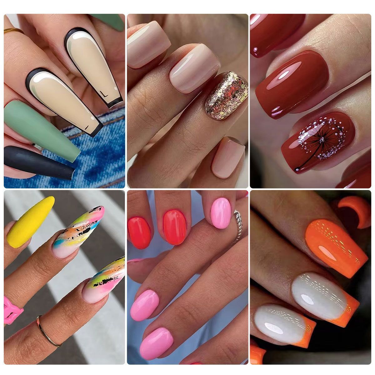 Nail Art Kit Gel Lamp Nail Grinder Nail Polishes Nail Art Tools Nail - Multi - Size Set5