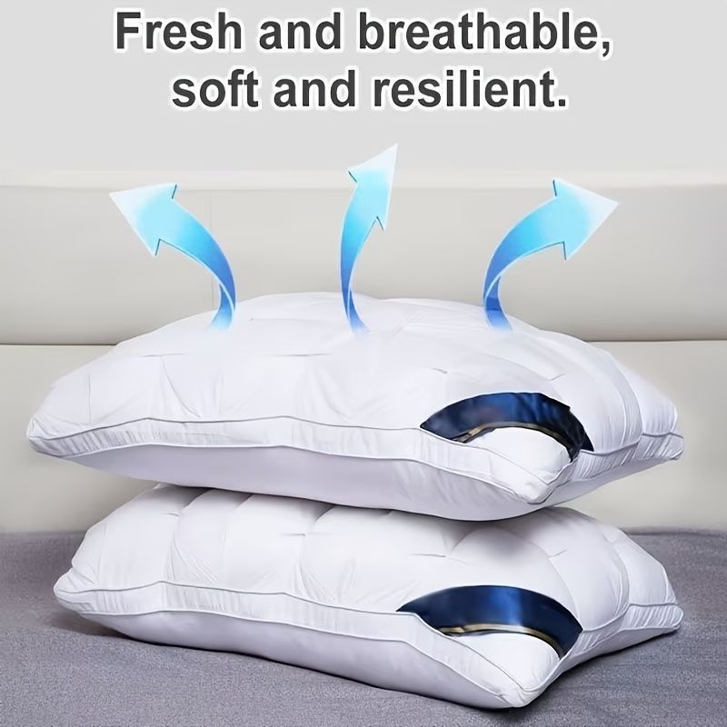 Luxury Pillow Quilted Pillow High-Quality Pillow Comfortable Pillow Bedding - Gray - Size 500g special low pillow