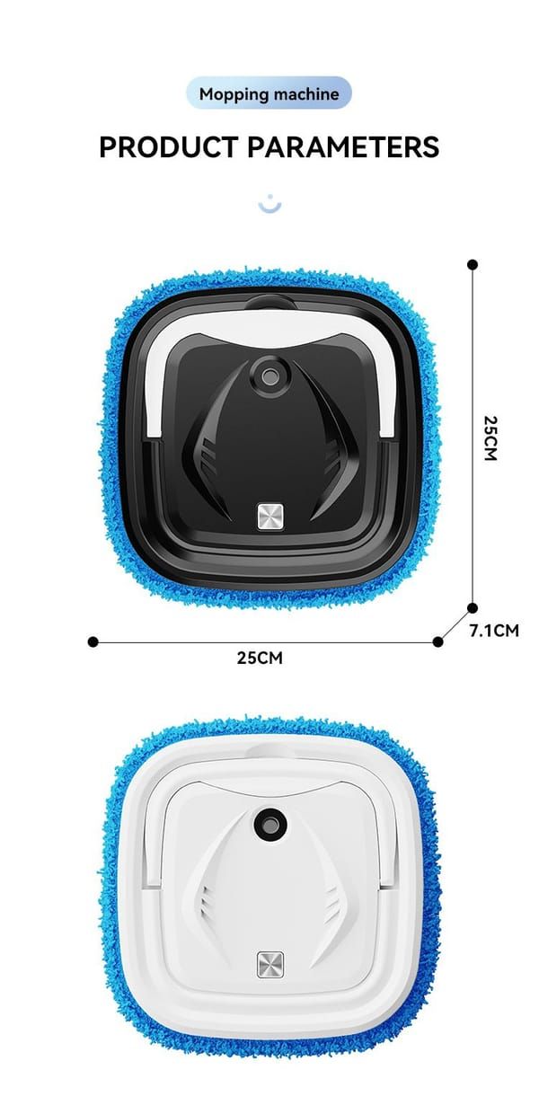 P6 Smart Robot Mop and Floor Cleaner, White