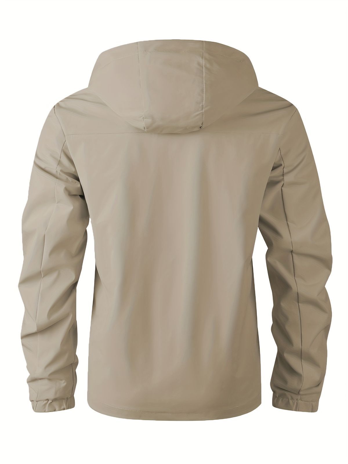 Men'S Hooded Windbreaker Lightweight Windbreaker Casual Jacket With Pockets - Dark Gray - Size XL(AU XL/EU52)