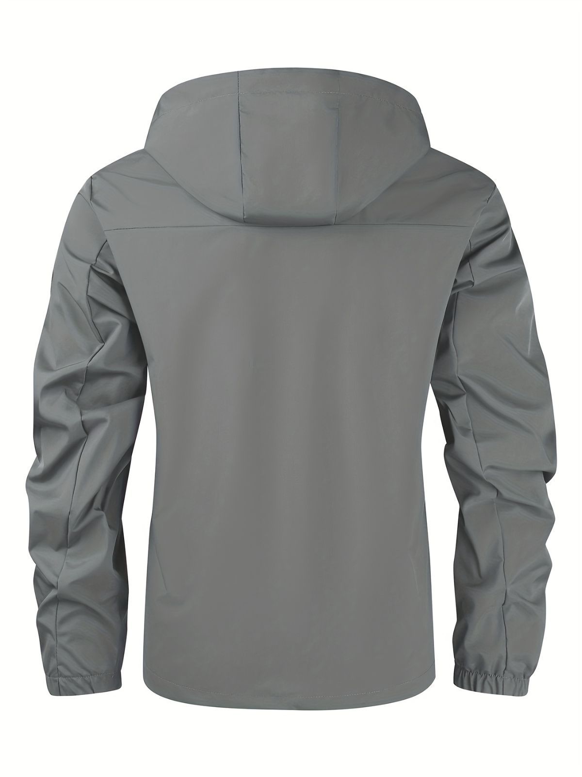 Men'S Hooded Windbreaker Lightweight Windbreaker Casual Jacket With Pockets - Red - Size 3XL(AU 3XL/EU56)