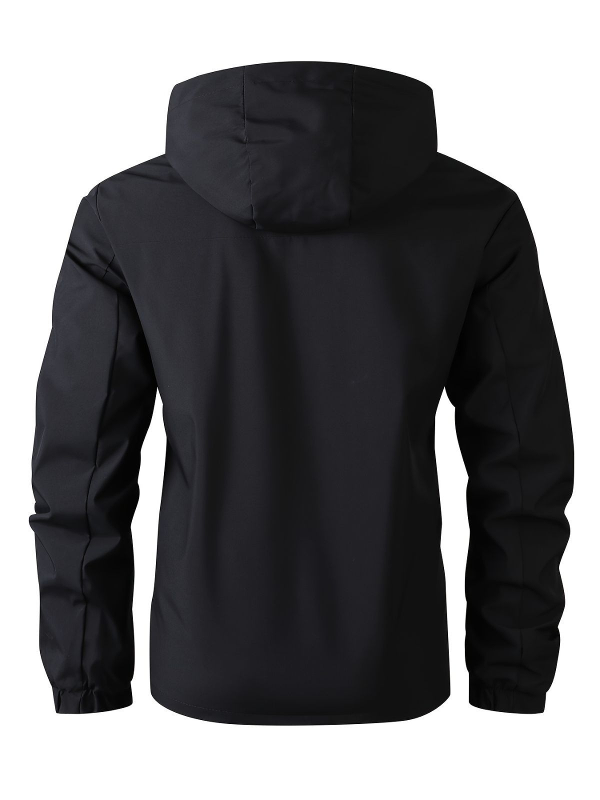 Men'S Hooded Windbreaker Lightweight Windbreaker Casual Jacket With Pockets - Red - Size M(AU M/EU48)