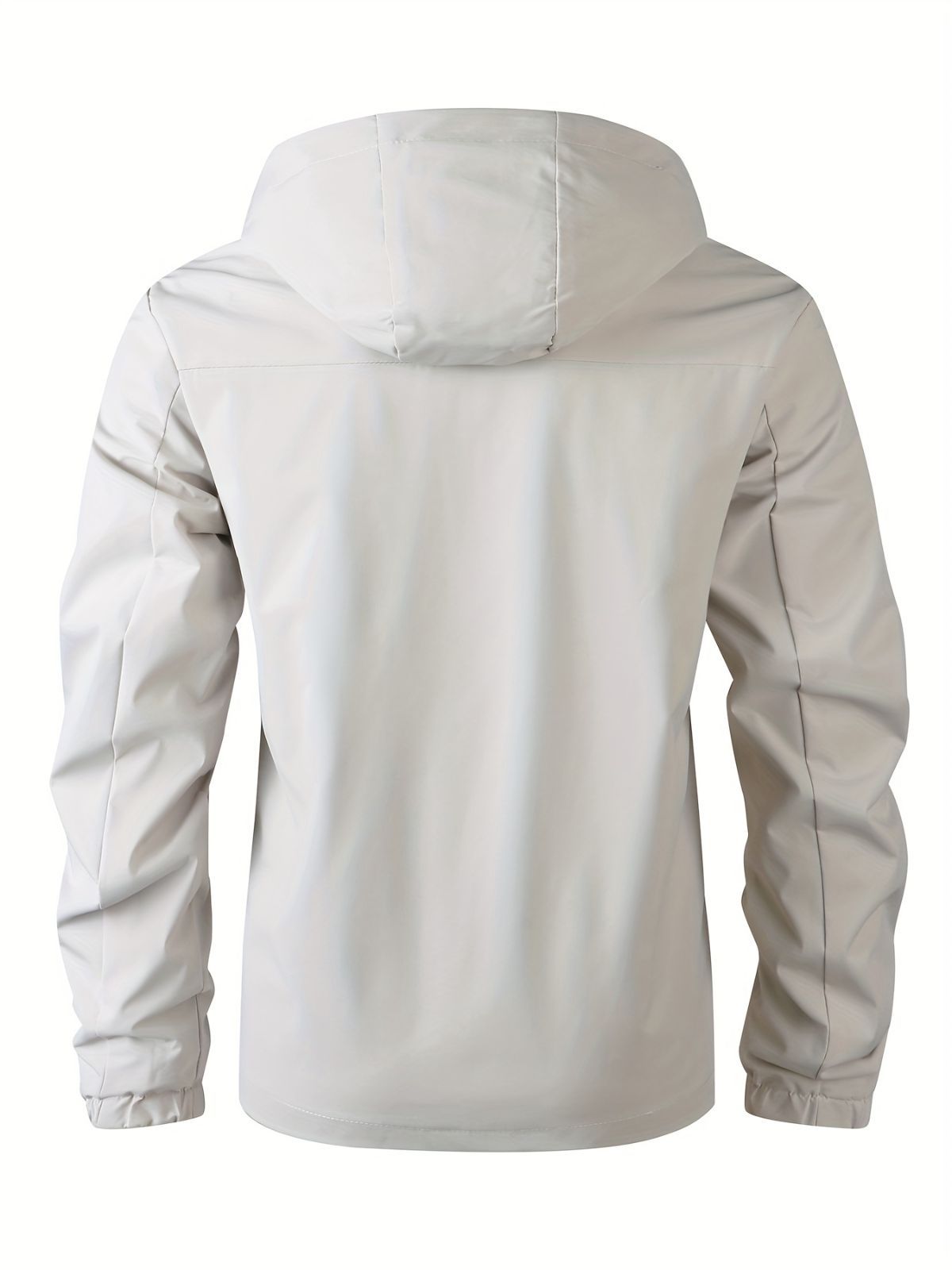 Men'S Hooded Windbreaker Lightweight Windbreaker Casual Jacket With Pockets - Red - Size XL(AU XL/EU52)