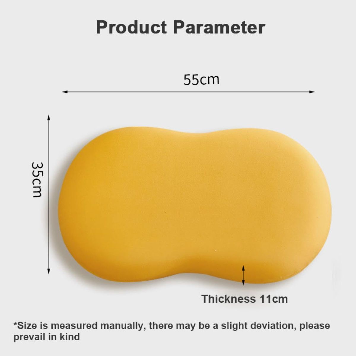 Soft and Comfortable Cat Belly Pillow Home Memory Foam Pillow Cervical Deep Sleep Memory Pillow High Pillow - Pink - Size 55 * 35 * 11cm