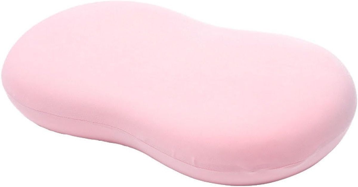 Soft and Comfortable Cat Belly Pillow Home Memory Foam Pillow Cervical Deep Sleep Memory Pillow High Pillow - Sky Blue - Size 55 * 35 * 11cm