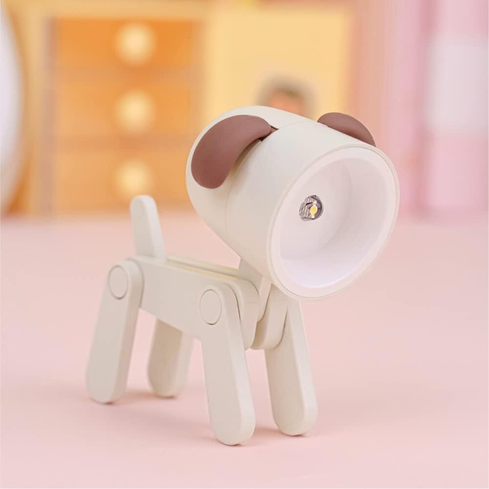 Bendable Animal Night Light 3-Pack – Mini LED Desk Lamp with Warm White Glow | Choose Your Color | Posable Joints for Kids, Students, Bedside & Gifts（pink）| Please choose 3 items to complete your purchase