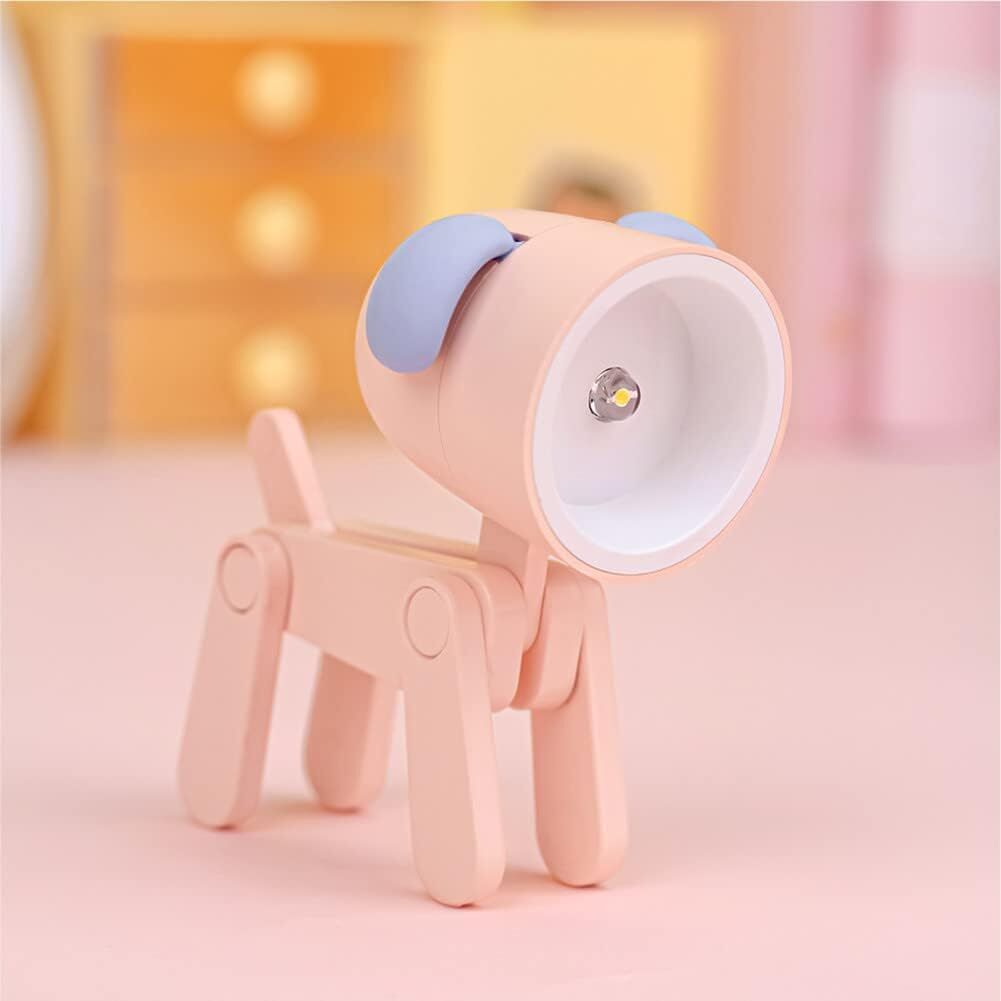 Bendable Animal Night Light 3-Pack – Mini LED Desk Lamp with Warm White Glow | Choose Your Color | Posable Joints for Kids, Students, Bedside & Gifts（white）| Please choose 3 items to complete your purchase
