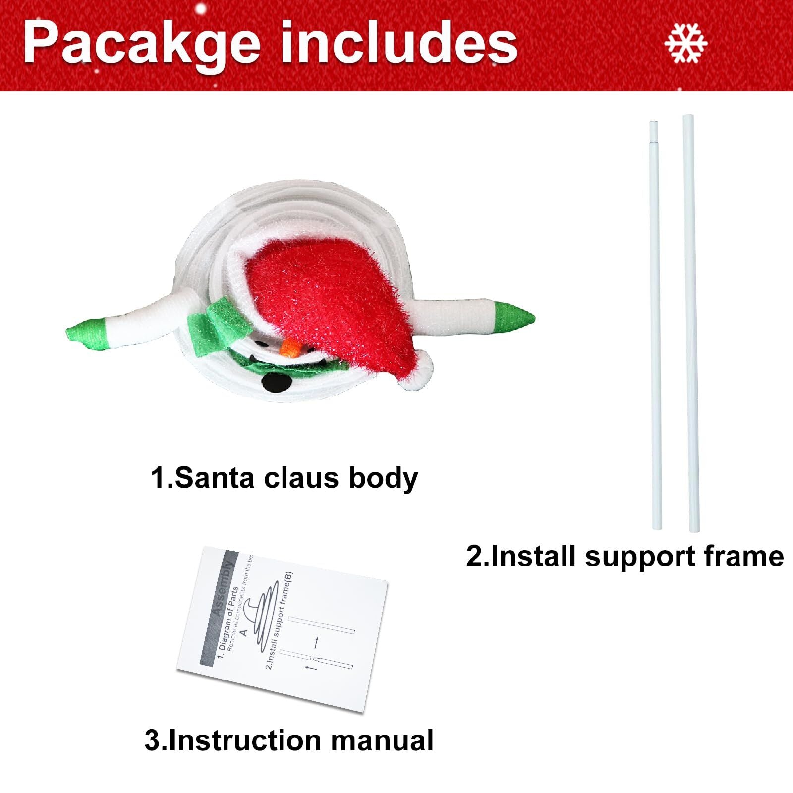 2x LED Christmas Snowman Lantern Set Collapsible Pop Up Outdoor Yard Garden Decor