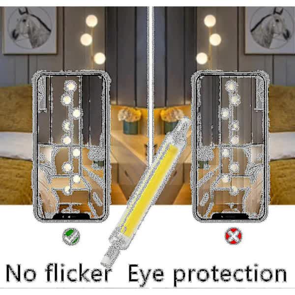 R7s LED Bulb 20W 118mm 3000lm Cool White 6000K, Dimmable 360 Degree Linear, Compatible with J118 400W Halogen