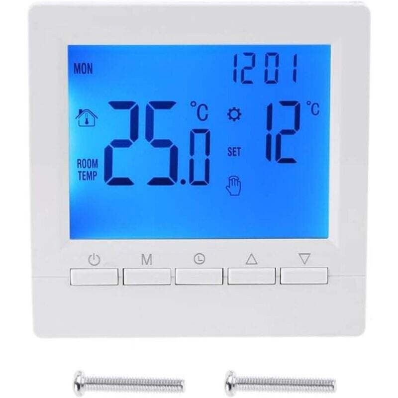 Digital Heating Thermostat 2-Wire Connection With Programming 6 Working DAys And 2 Weekend Periods