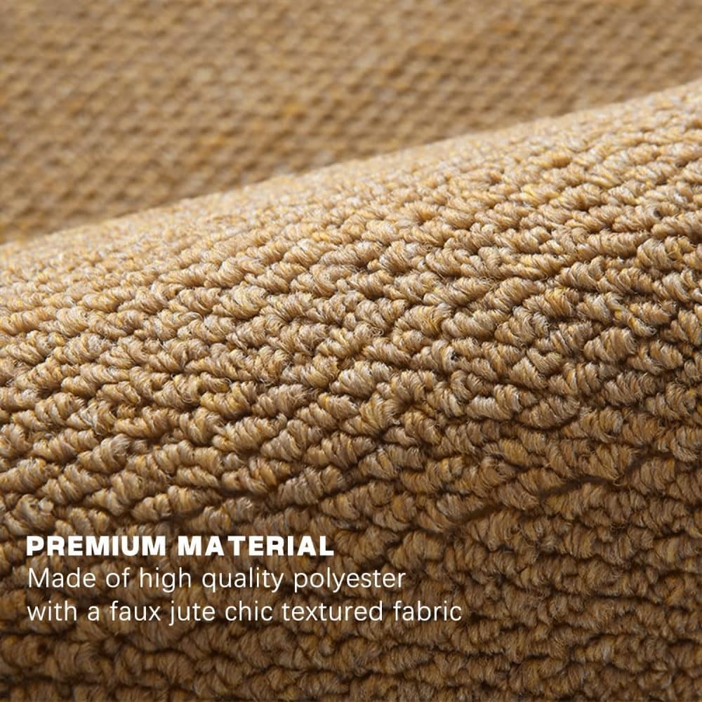 60x90cm Jute Doormat for Indoor and Outdoor Use Non-Slip Dust-Resistant Quick-Absorbing Welcome Mat, 40x60cm, Brown