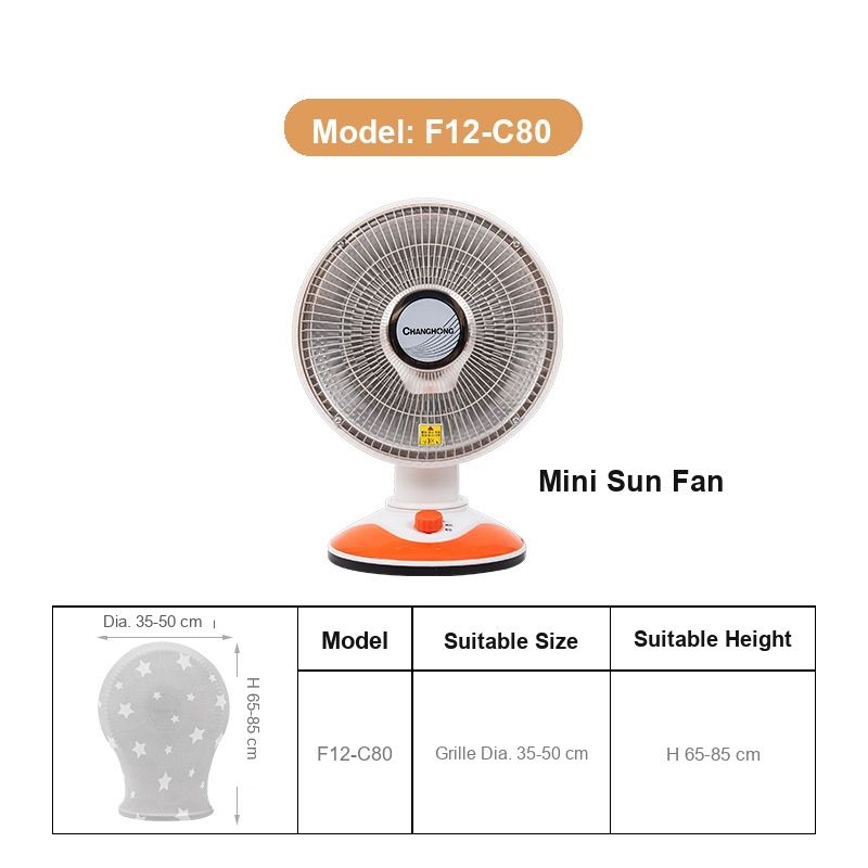 Heater Protective Cover Star Pattern for F12-C80 Dustproof Washable