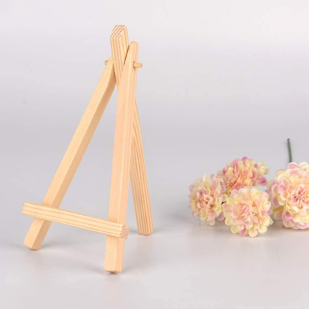 10 pcs Mini Easels 9x16 cm Wooden Display Stands Compatible with Photo Memo Place Card Holder