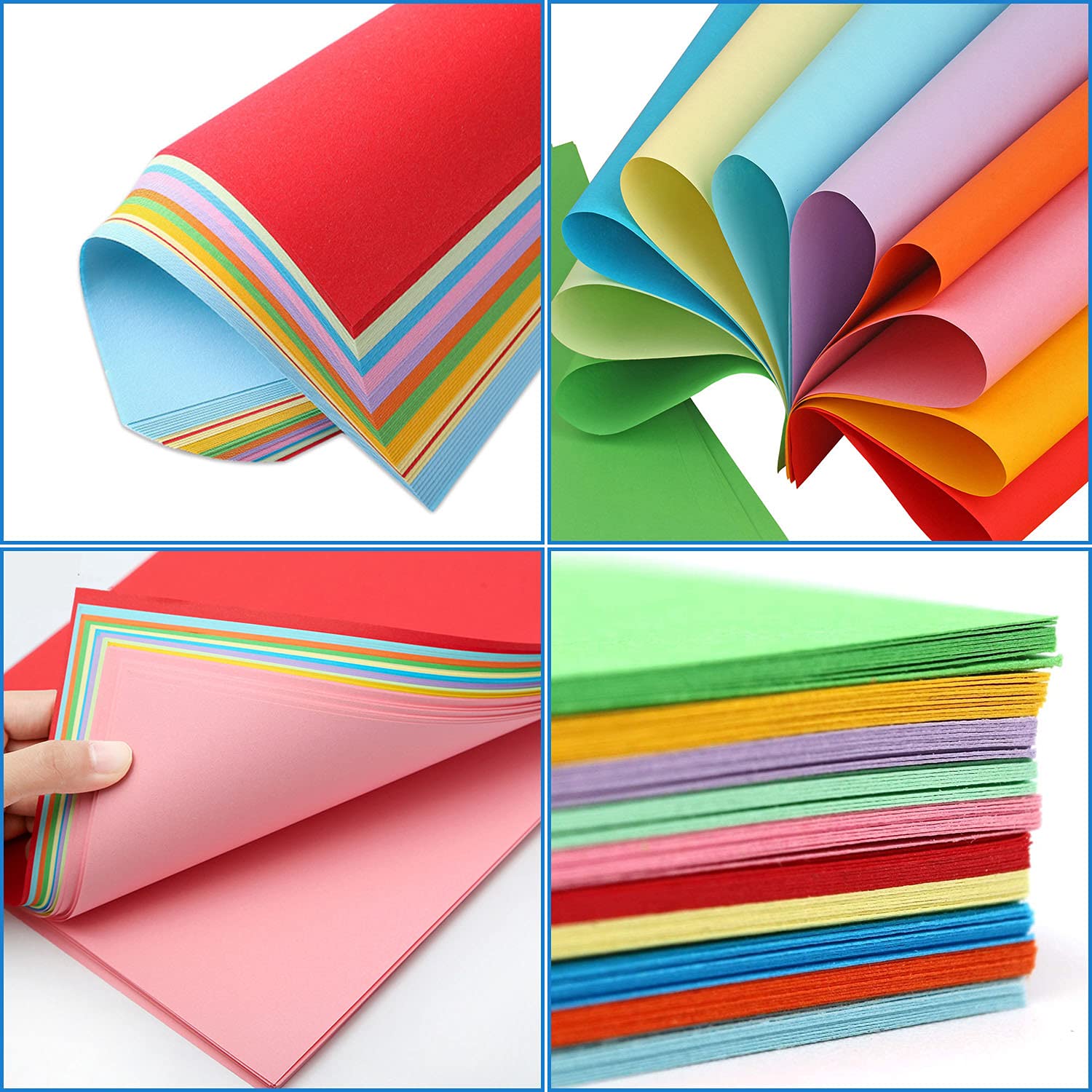 Colored A4 Paper 70g/m2 for DIY Art Projects 100 Sheets