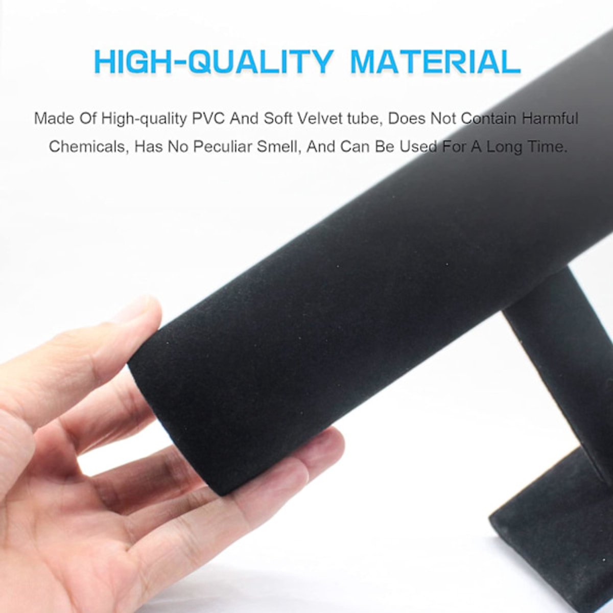 Bracelet Stand - Watch Stand - Flannel Bracelet Display Stand - T-Shaped Display Stand Jewelry Bracelet Watch Display Stand